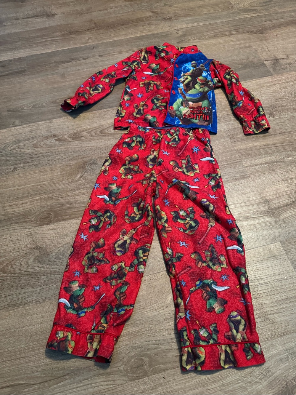 Nickelodeon Red & Blue Teenage Mutant Ninja Turtles Pajama Set